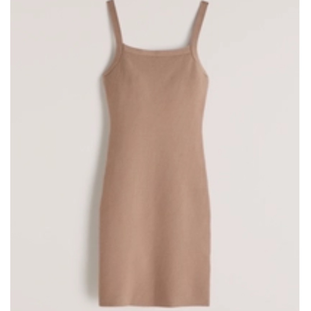 Abercrombie & Fitch Squareneck Mini Sweater Dress
